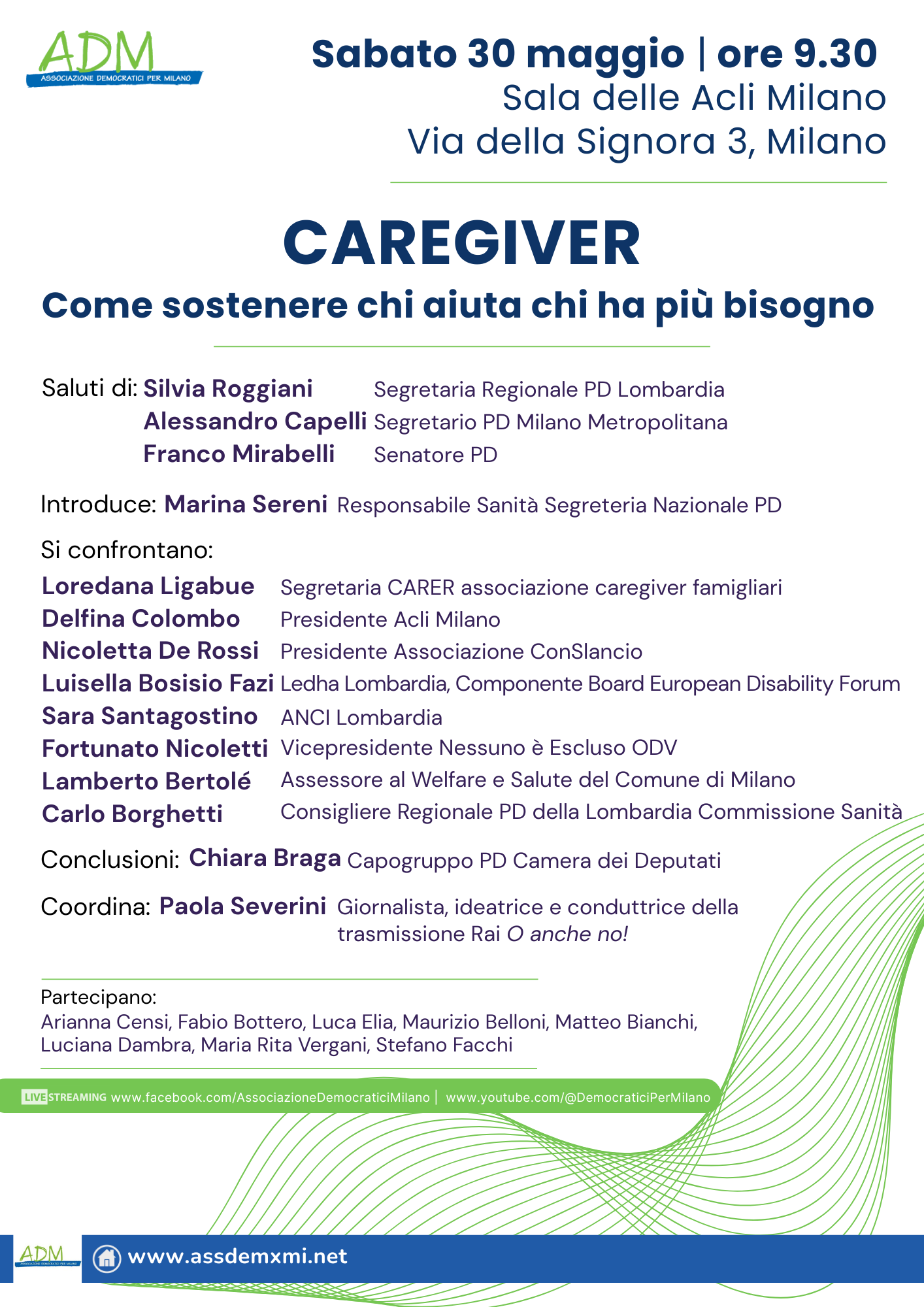 invito 30 maggio - caregiver - Milano