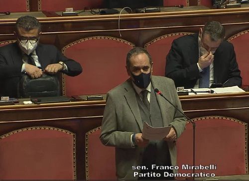 Intervento in Aula al Senato