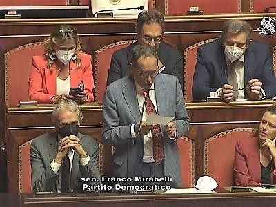 Intervento in Aula al Senato