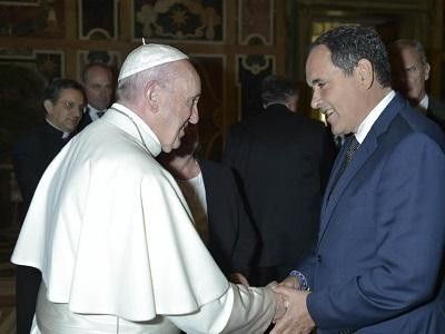 Papa Francesco e Franco Mirabelli
