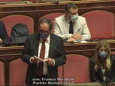 Intervento in Aula al Senato